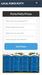 Mobile Screenshot of localportapotty.com